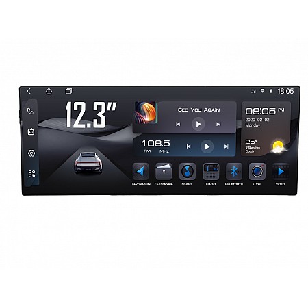 AUDI A8 D3 -12.3" МУЛТИМЕДИЯ / Навигация Android 16 CPU:8-CORE + DSP + CARPLAY + SIM