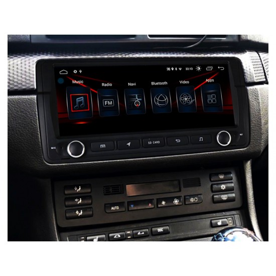 BMW E46 - 8.8" МУЛТИМЕДИЯ / Навигация CPU:8-CORE, RAM:4GB, ROM:64GB Android 14 + DSP + CARPLAY
