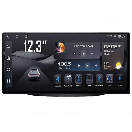 FIAT 500 - 12.3" МУЛТИМЕДИЯ / Навигация android 16 черна