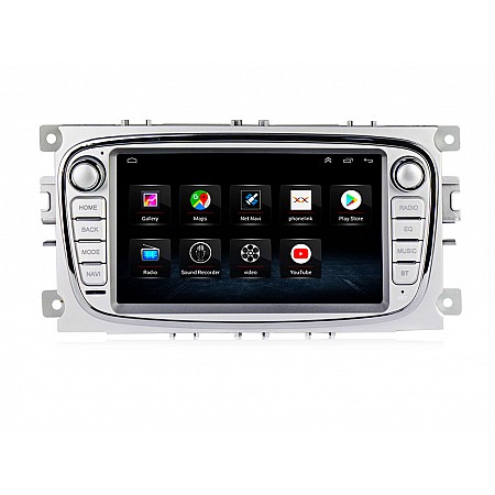 FORD Mondeo, Focus, S-Max, C-Max, Galaxy - 7" МУЛТИМЕДИЯ / Навигация android 16 светлосива
