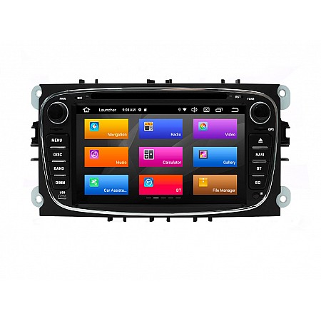FORD Mondeo, Focus, S-Max, C-Max, Galaxy - МУЛТИМЕДИЯ / Навигация android 16 DVD черна + DSP + CARPLAY + ANDROID AUTO