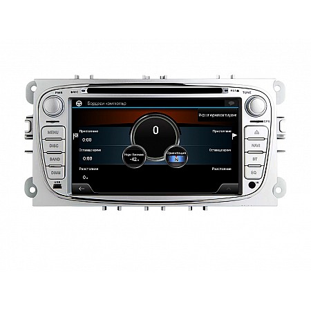 FORD Mondeo, Focus, S-Max, C-Max, Galaxy - МУЛТИМЕДИЯ / Навигация android 16 DVD светлосива + DSP