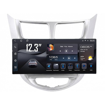 HYUNDAI ACCENT - 12.3" МУЛТИМЕДИЯ / Навигация android 16