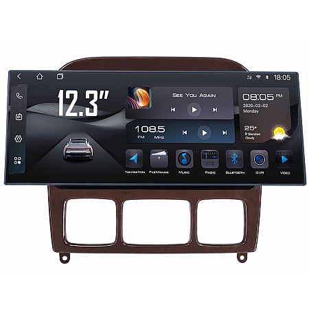 MERCEDES S-Class W220, CL W215 - 12.3" МУЛТИМЕДИЯ / Навигация android 16