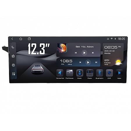 MERCEDES C-Class W204 - 12.3" МУЛТИМЕДИЯ / Навигация Android 16 CPU:8-CORE + DSP + CARPLAY + SIM