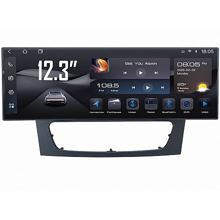 MERCEDES E-Class W211, CLS W219 - 12.3" МУЛТИМЕДИЯ / Навигация android 16