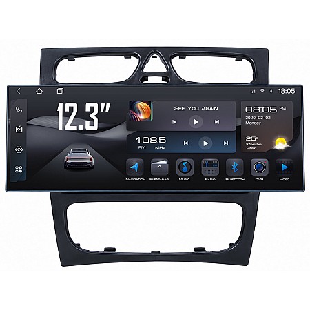 MERCEDES C-Class W203, CLK W209, G-Class W463 - 12.3" МУЛТИМЕДИЯ / Навигация android 16