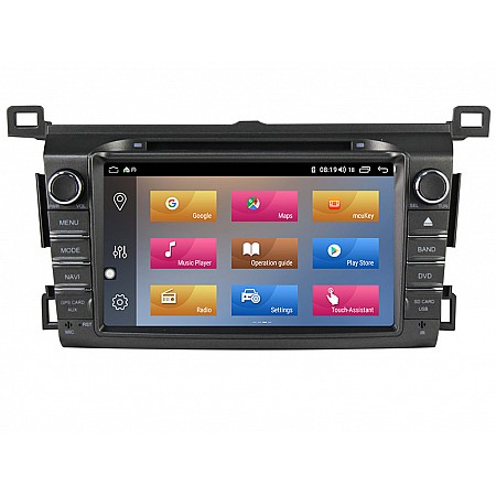 TOYOTA RAV4 - МУЛТИМЕДИЯ / Навигация android 16 DVD графит + DSP + CARPLAY