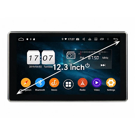12.8" УНИВЕРСАЛНА МУЛТИМЕДИЯ ЗА КОЛА GPS Android CPU:8-CORE + DSP + SIM