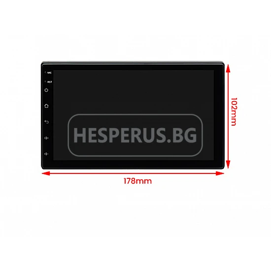 УНИВЕРСАЛНА  7" МУЛТИМЕДИЯ ЗА КОЛА GPS android 16 + CARPLAY