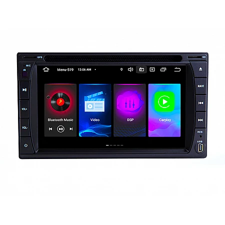 УНИВЕРСАЛНА МУЛТИМЕДИЯ ЗА КОЛА GPS DVD android 16 + DSP + CarPlay