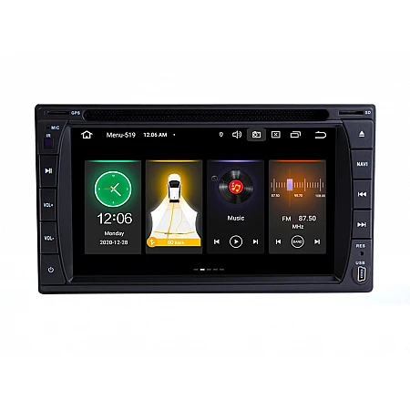 УНИВЕРСАЛНА МУЛТИМЕДИЯ ЗА КОЛА GPS DVD Android CPU:8-CORE RAM:4GB + DSP + CarPlay