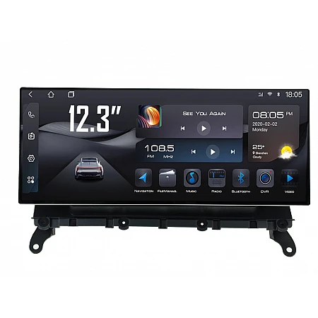 BMW X3 F25, X4 F26 CIC- 12.3" МУЛТИМЕДИЯ / Навигация Android 16 CPU:8-CORE + DSP + CARPLAY + SIM