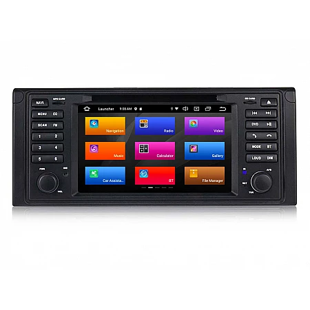 BMW E39 - МУЛТИМЕДИЯ / Навигация android 16 CPU:8-Core, RAM:4Gb DVD + DSP + CARPLAY 