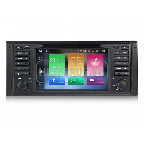BMW E39 - МУЛТИМЕДИЯ / Навигация android 16  CPU: 8-core DVD + DSP + CARPLAY