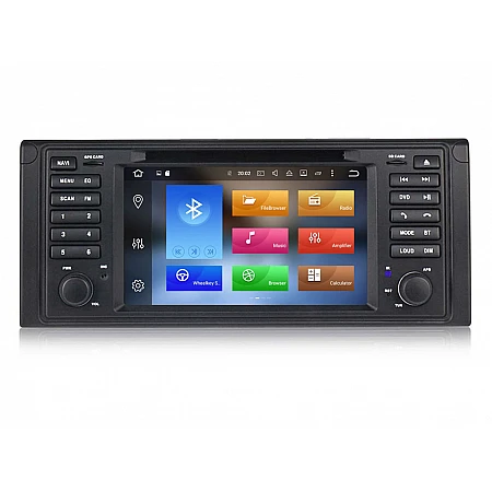 BMW E39 - МУЛТИМЕДИЯ / Навигация android 16  CPU: 8-core DVD + DSP + CARPLAY