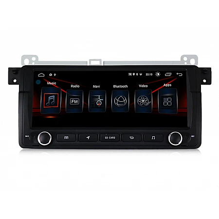 BMW E46 - 8.8" МУЛТИМЕДИЯ / Навигация CPU:8-CORE, android 16 + DSP + CARPLAY + SIM
