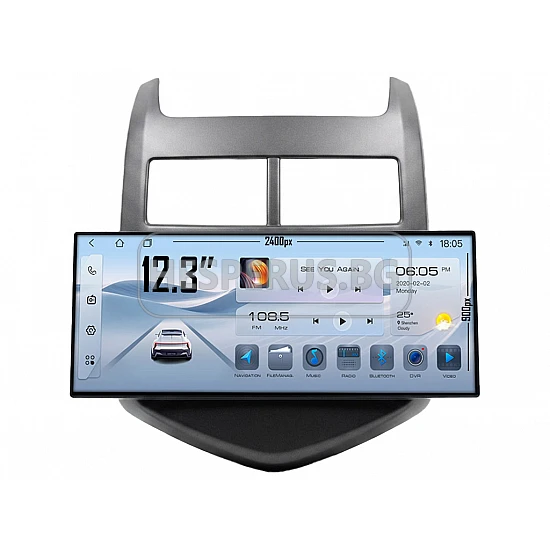 CHEVROLET Aveo - 12.3" МУЛТИМЕДИЯ / Навигация android 16