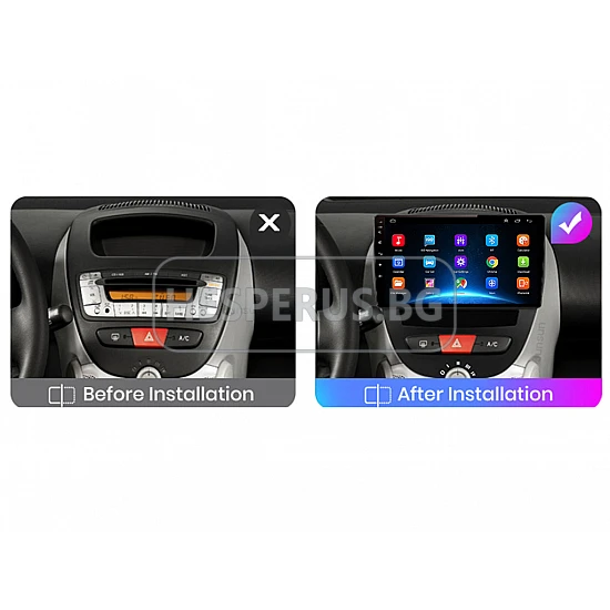 CITROEN C1 - 10" МУЛТИМЕДИЯ / Навигация android 16