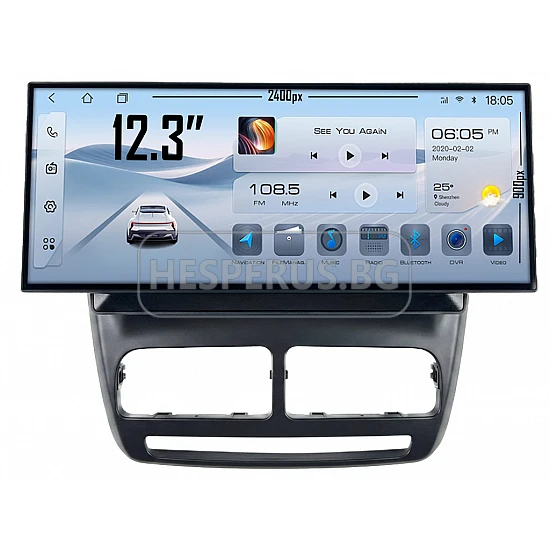 FIAT Doblo - 12.3" МУЛТИМЕДИЯ / Навигация android 16