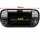 FIAT 500 - МУЛТИМЕДИЯ / Навигация android 16 черна + DSP  + CARPLAY