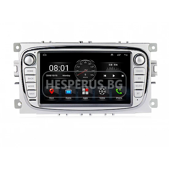 FORD Mondeo, Focus, S-Max, C-Max, Galaxy - 7" МУЛТИМЕДИЯ / Навигация android 16 светлосива
