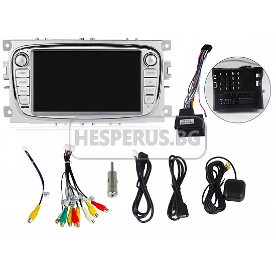 FORD Mondeo, Focus, S-Max, C-Max, Galaxy - 7" МУЛТИМЕДИЯ / Навигация android 16 светлосива