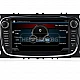 FORD Mondeo, Focus, S-Max, C-Max, Galaxy - 7" МУЛТИМЕДИЯ / Навигация android 16 черна
