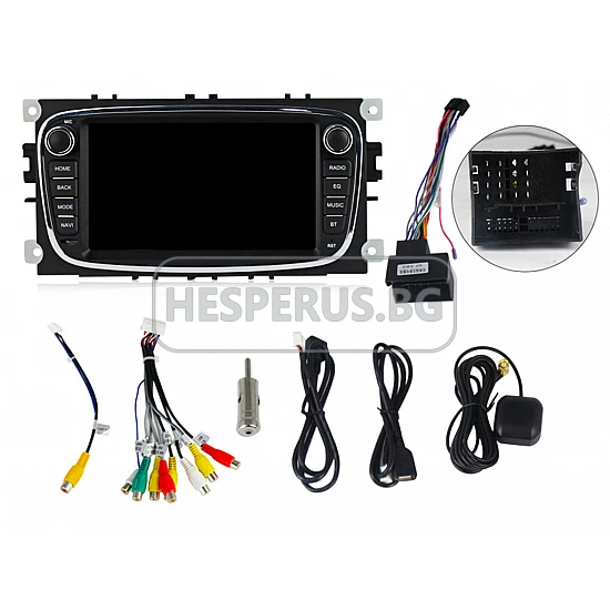 FORD Mondeo, Focus, S-Max, C-Max, Galaxy - 7" МУЛТИМЕДИЯ / Навигация android 16 черна