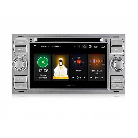 FORD - МУЛТИМЕДИЯ / Навигация android 16 DVD сива + DSP + CARPLAY
