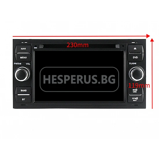 FORD - МУЛТИМЕДИЯ / Навигация android 16 CPU:8-Core, RAM:4Gb черна + DSP + CARPLAY + SIM