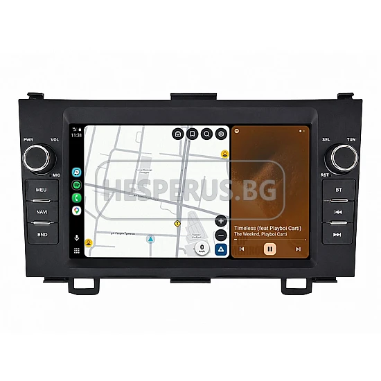 HONDA CR-V 3  - 8" МУЛТИМЕДИЯ / Навигация android 16 CPU:8-CORE + CARPLAY + ANDROID AUTO + SIM
