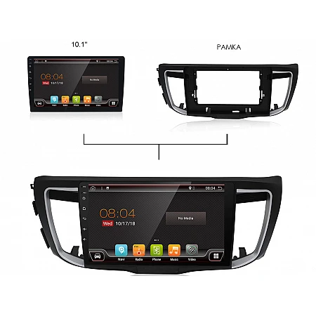 HONDA Accord  9 - 10.1" МУЛТИМЕДИЯ / Навигация android 16