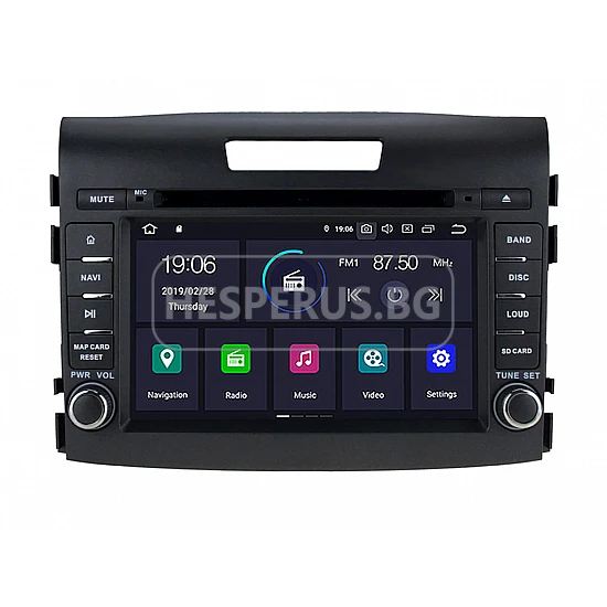 HONDA CR-V - МУЛТИМЕДИЯ / Навигация, CPU:8-Core, RAM:4Gb, Android DVD графит