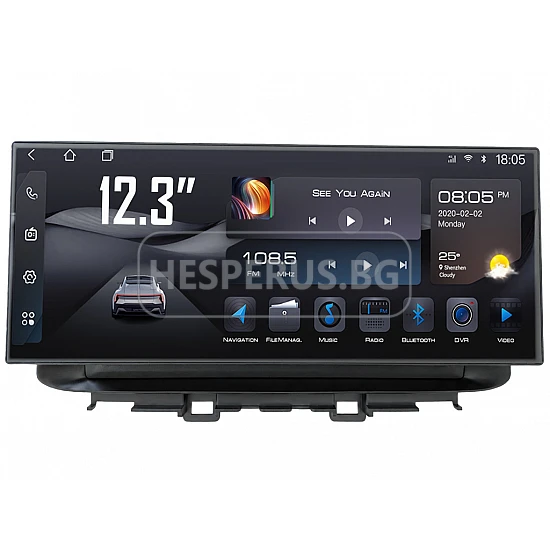 HYUNDAI KONA - 12.3" МУЛТИМЕДИЯ / Навигация android 16