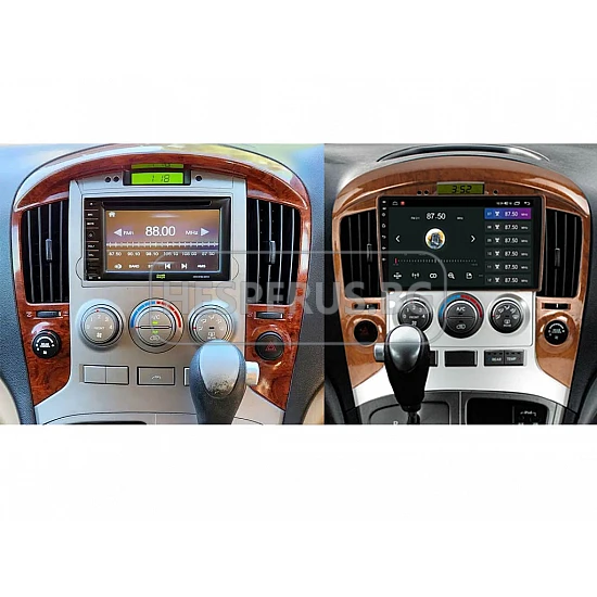 HYUNDAI H1, STAREX - 9" МУЛТИМЕДИЯ / Навигация android 16 климатик