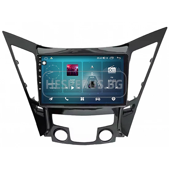 HYUNDAI SONATA - 9" МУЛТИМЕДИЯ / Навигация android 16 черен лак