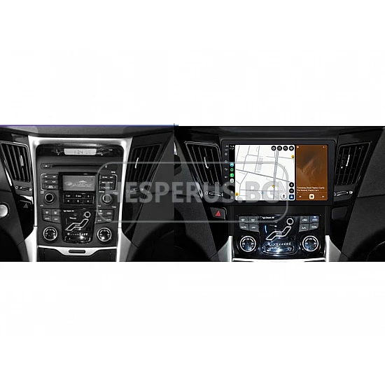 HYUNDAI SONATA - 9" МУЛТИМЕДИЯ / Навигация android 16 черен лак