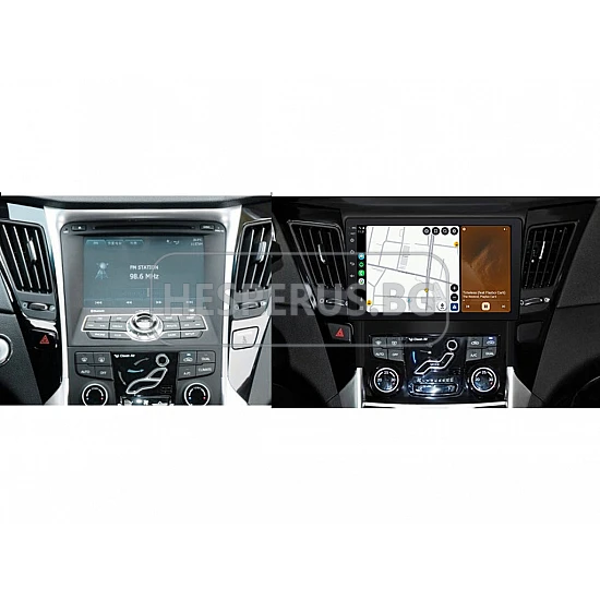 HYUNDAI SONATA - 9" МУЛТИМЕДИЯ / Навигация android 16 черен лак
