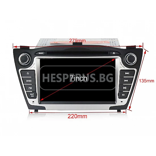 HYUNDAI IX35 TUCSON - МУЛТИМЕДИЯ / Навигация Android DVD