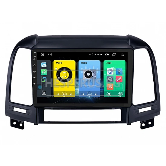 HYUNDAI SANTA FE - 9" МУЛТИМЕДИЯ / Навигация android 16
