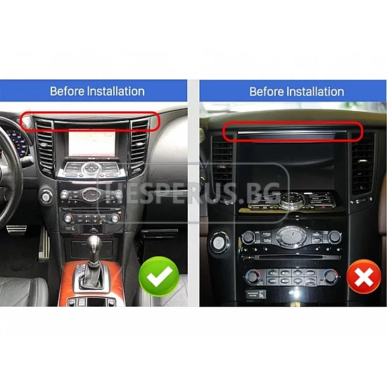 INFINITI FX35, FX37, QX70 - 9" МУЛТИМЕДИЯ / Навигация android 16