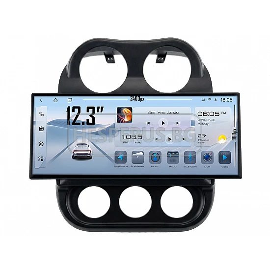 JEEP COMPASS, PATRIOT - 12.3" МУЛТИМЕДИЯ / Навигация android 16