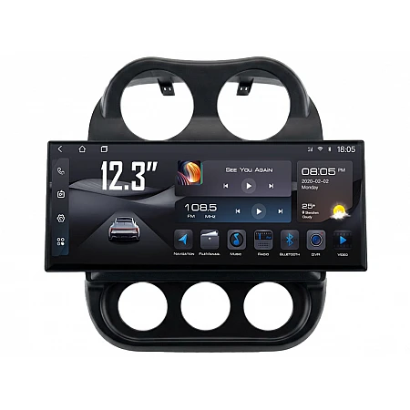 JEEP COMPASS, PATRIOT - 12.3" МУЛТИМЕДИЯ / Навигация android 16