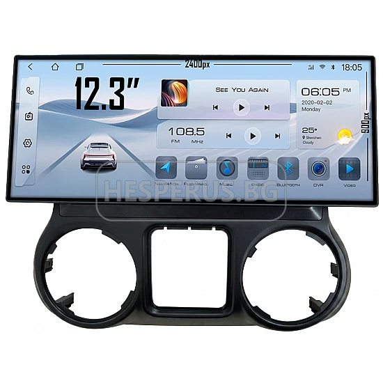 JEEP WRANGLER - 12.3" МУЛТИМЕДИЯ / Навигация android 16