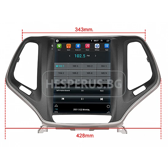 JEEP CHEROKEE - 9.7" МУЛТИМЕДИЯ / Навигация android 16