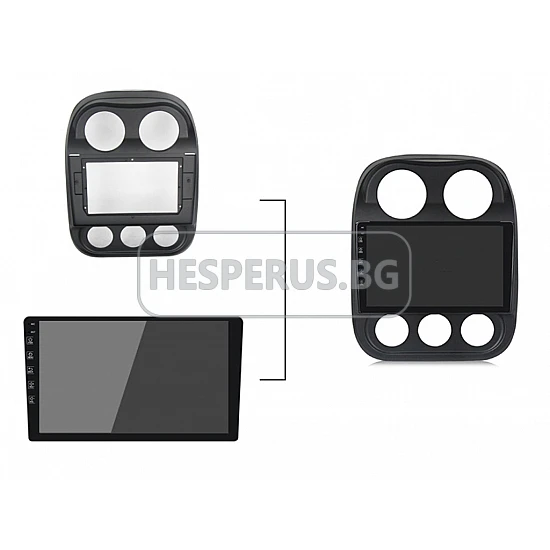 JEEP COMPASS, PATRIOT - 10.1" МУЛТИМЕДИЯ / Навигация android 16