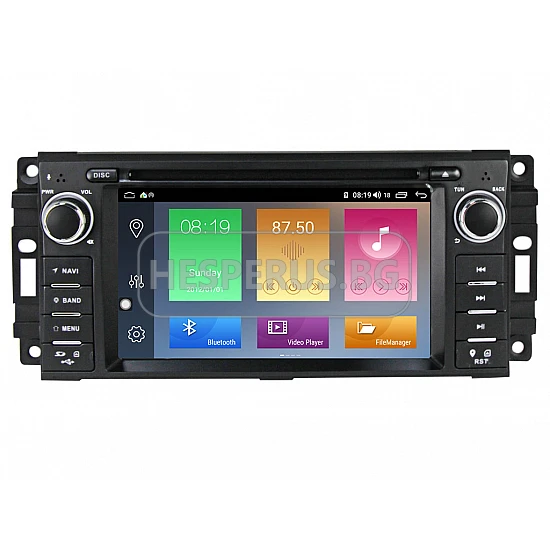 CHRYSLER SEBRING, 300C, GRAND VOYAGER - МУЛТИМЕДИЯ / Навигация Android  CPU:8-Core, RAM:4Gb DVD + DSP