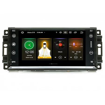 DODGE - МУЛТИМЕДИЯ / НАВИГАЦИЯ android 16 CPU:8-CORE DVD + DSP + CARPLAY + SIM