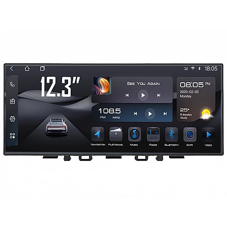 KIA RIO - 12.3" МУЛТИМЕДИЯ / Навигация android 16